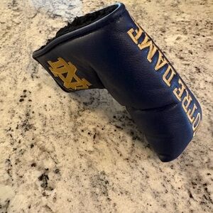 NWOT Notre Dame Navy Blue Putter Headcover